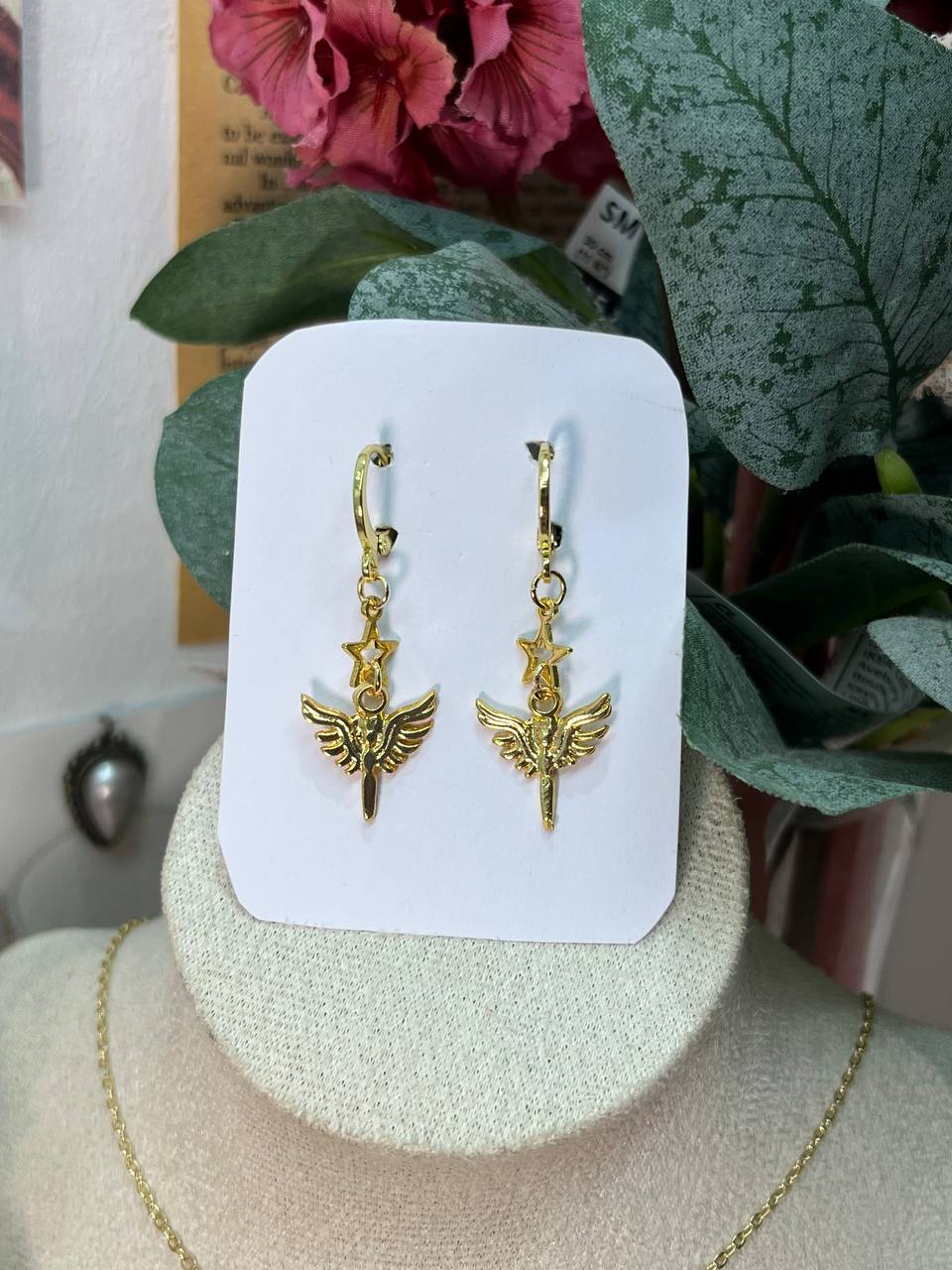 Celestial Angel Wing Earrings