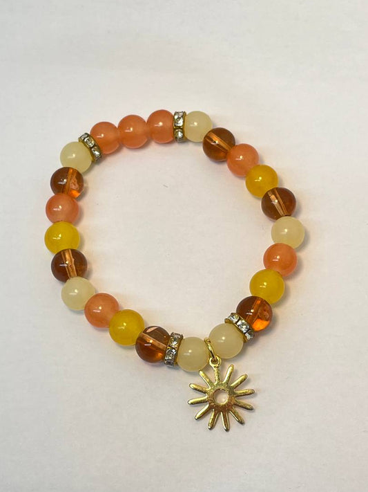 Sun warmth beaded bracelet