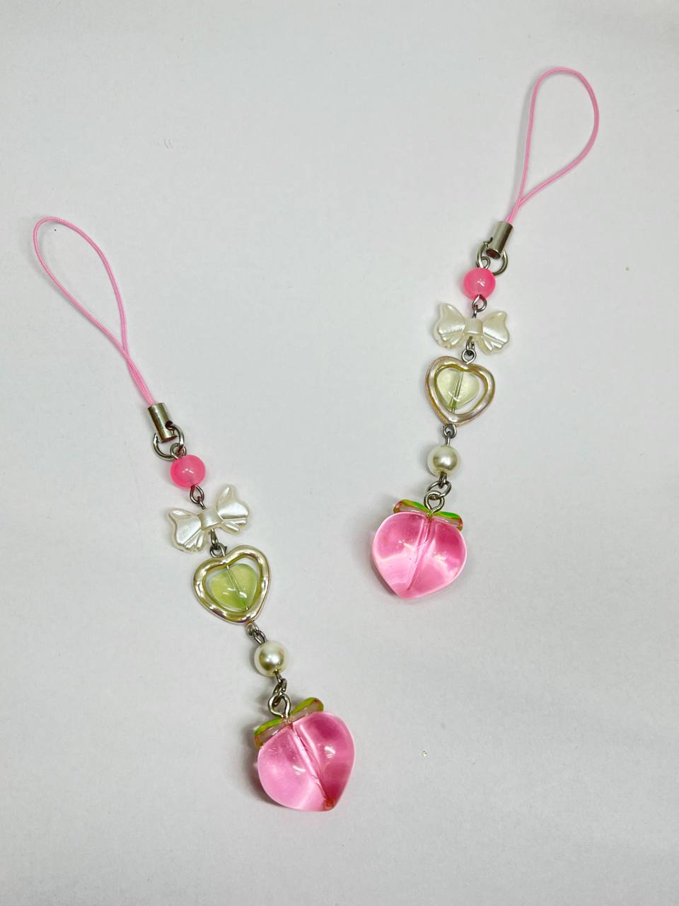 Love Peach phone charm