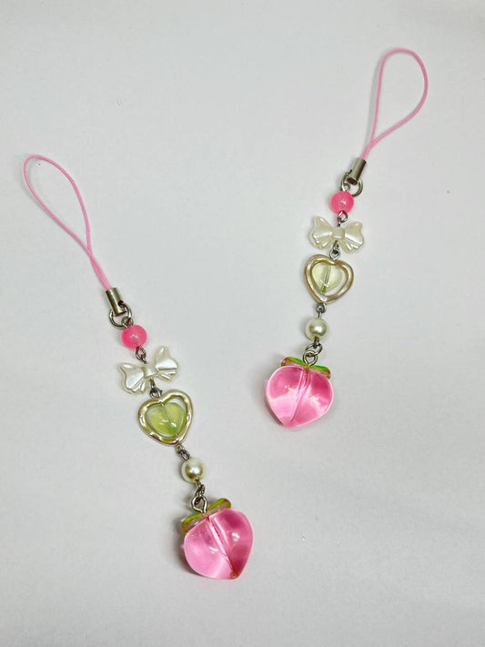 Love Peach phone charm