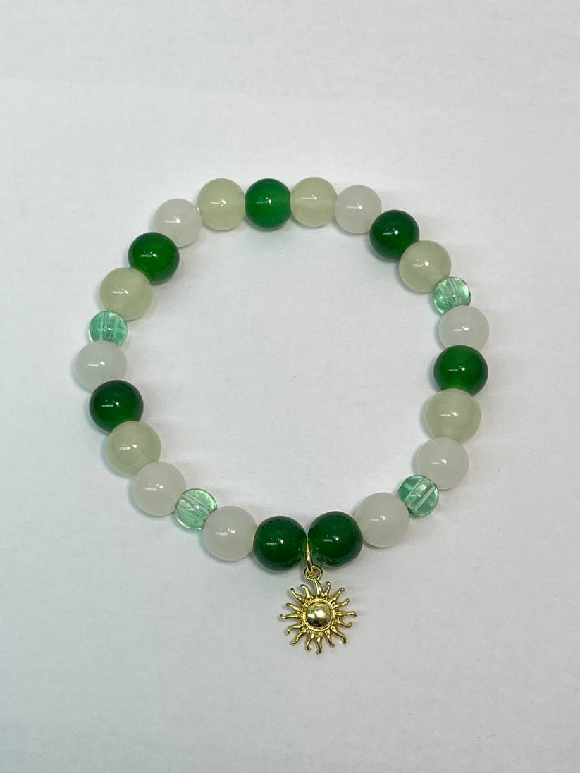 Green Beaded bracelets