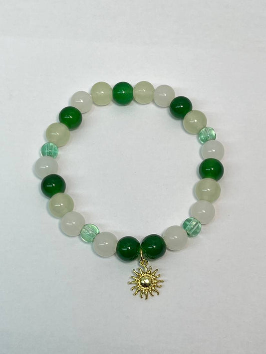 Green Beaded bracelets