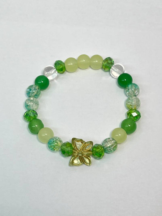 Green Beaded bracelets