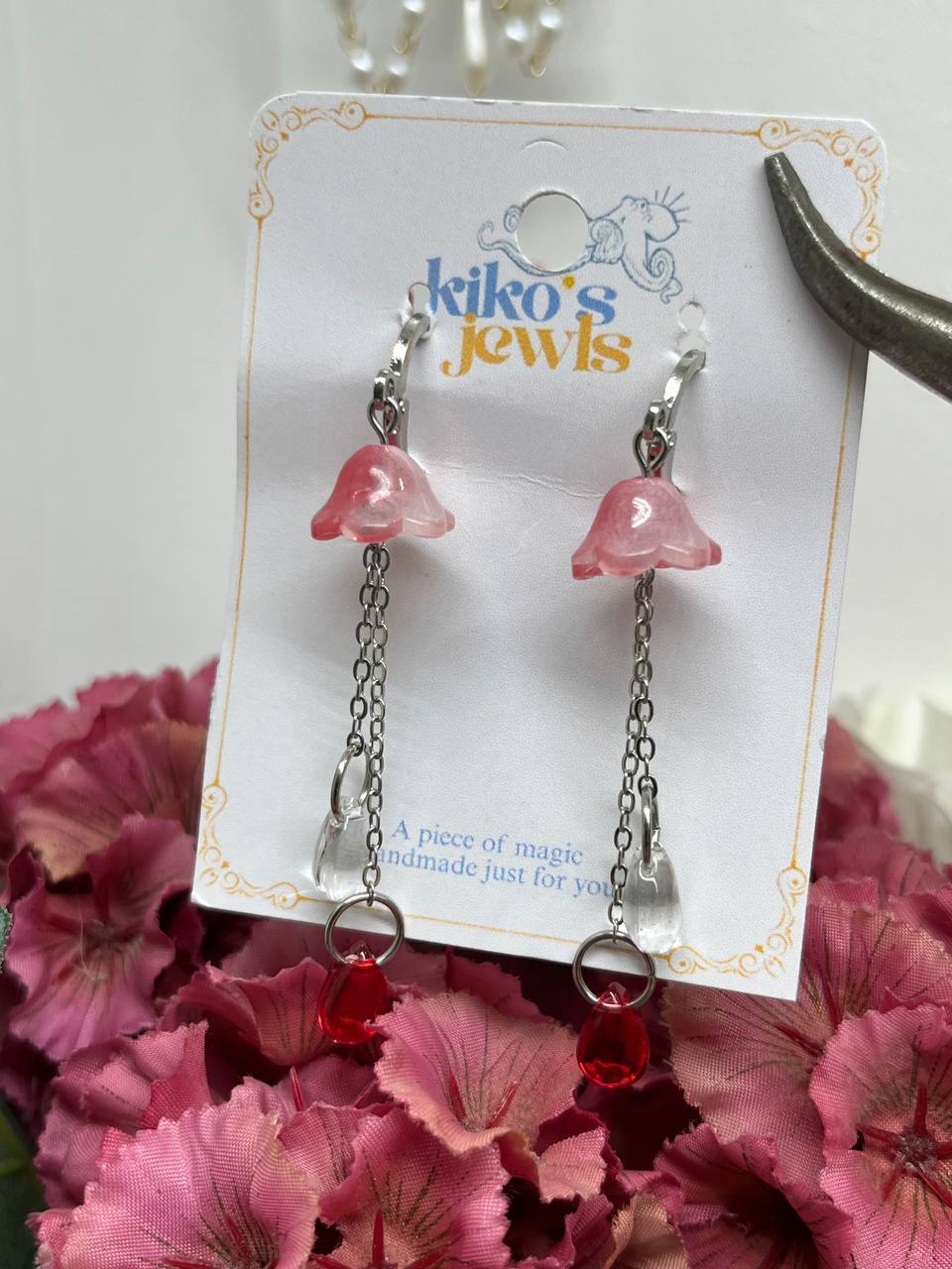 Ethereal Jellyfish Dewdrop Earrings