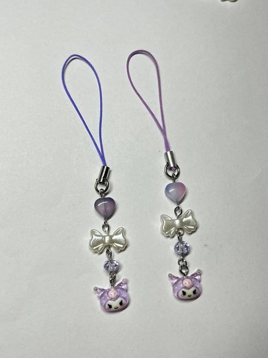 Purple Kuromi Phone charms