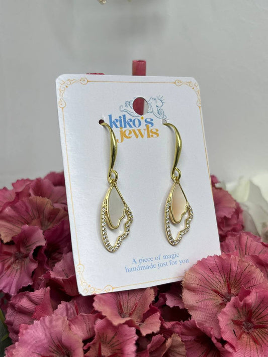 Angelic Wing Drop Earrings