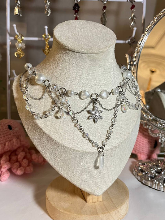 Winter’s Enchantment Snowflake Choker