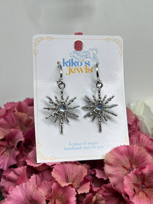 Ethereal Starburst Drop Earrings