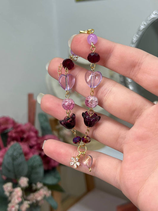 The Shadow Bloom Charm Bracelet