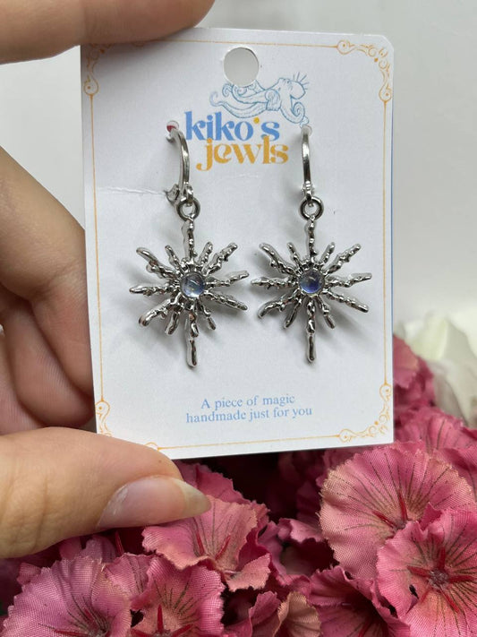 Ethereal Starburst Drop Earrings