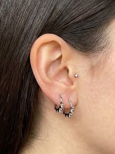 The "Starlight Edge" Mini Hoops